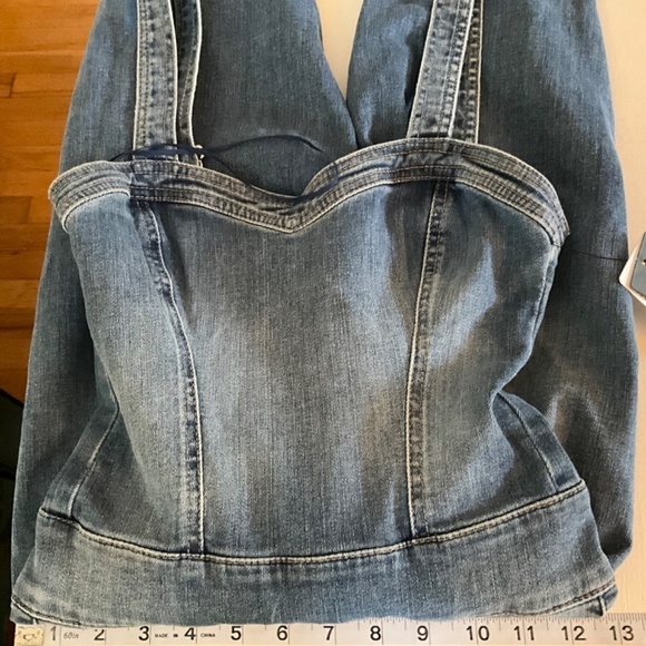 New with tags Guess Brigitte denim jumpsuit - Picture 8 of 16